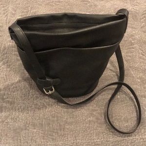 Black Vegan Leather Purse